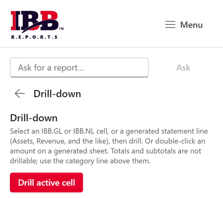 The Drill-down page